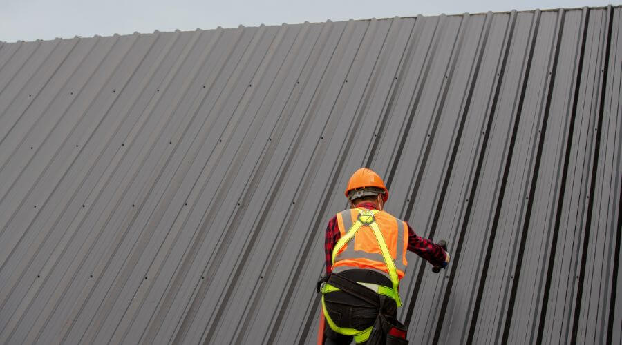 Professional metal roof installation services in Cranks, KY